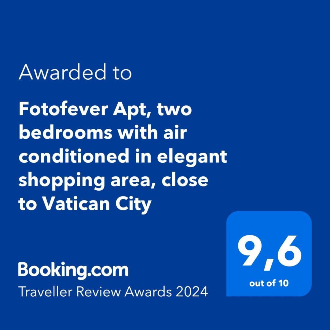Fotofever Apt, Two Bedrooms With Air Conditioned In Elegant Shopping Area, Close To Vatican City Roma Ngoại thất bức ảnh